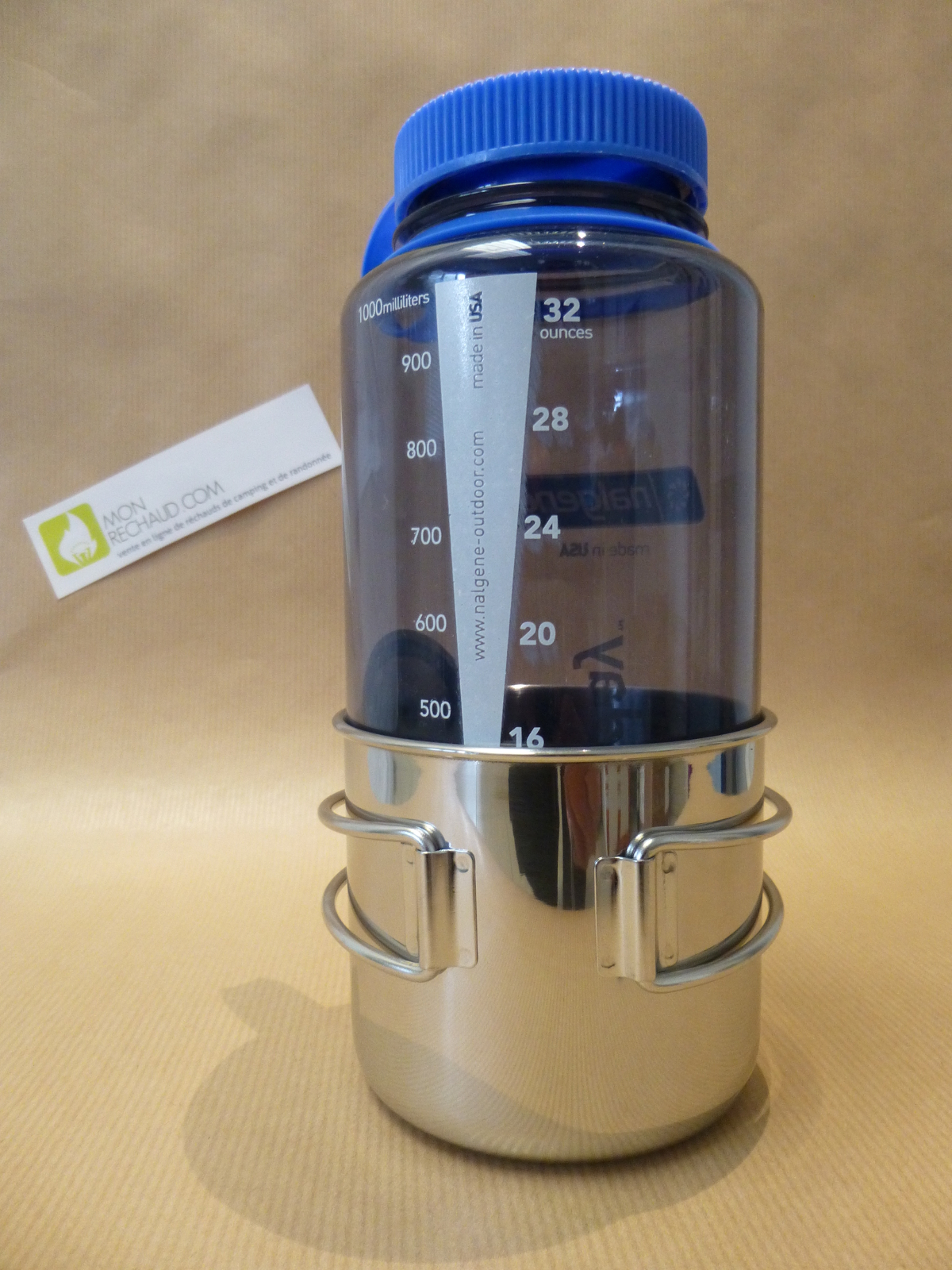 Nalgene Everyday Trinkflasche – 1 Liter, BPA-frei, Tritan, Schmale Öffnung, Lila Transparent
